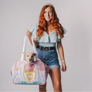 Disney, Cinderella, Pumpkin Carriage Bag, Pet Carrier, Polyester Canvas.